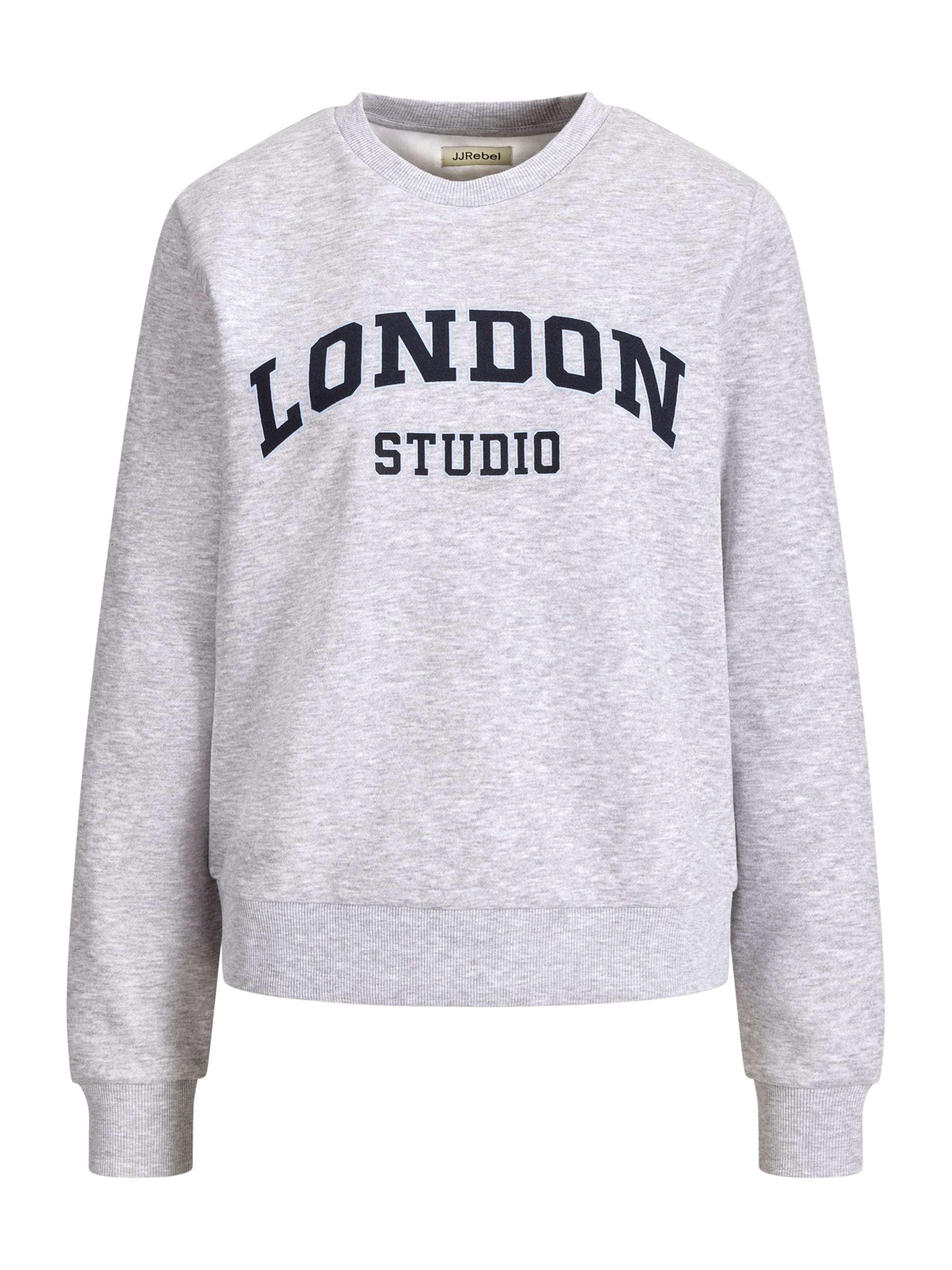 Sweat-shirt 'JREBWOHIO' JJ Rebel en gris : devant