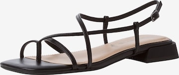 TAMARIS Strap sandal in Black: front