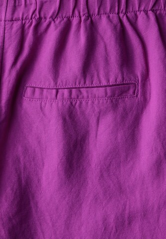 CECIL Loosefit Wide Leg Hose aus Leinenmix in Pink