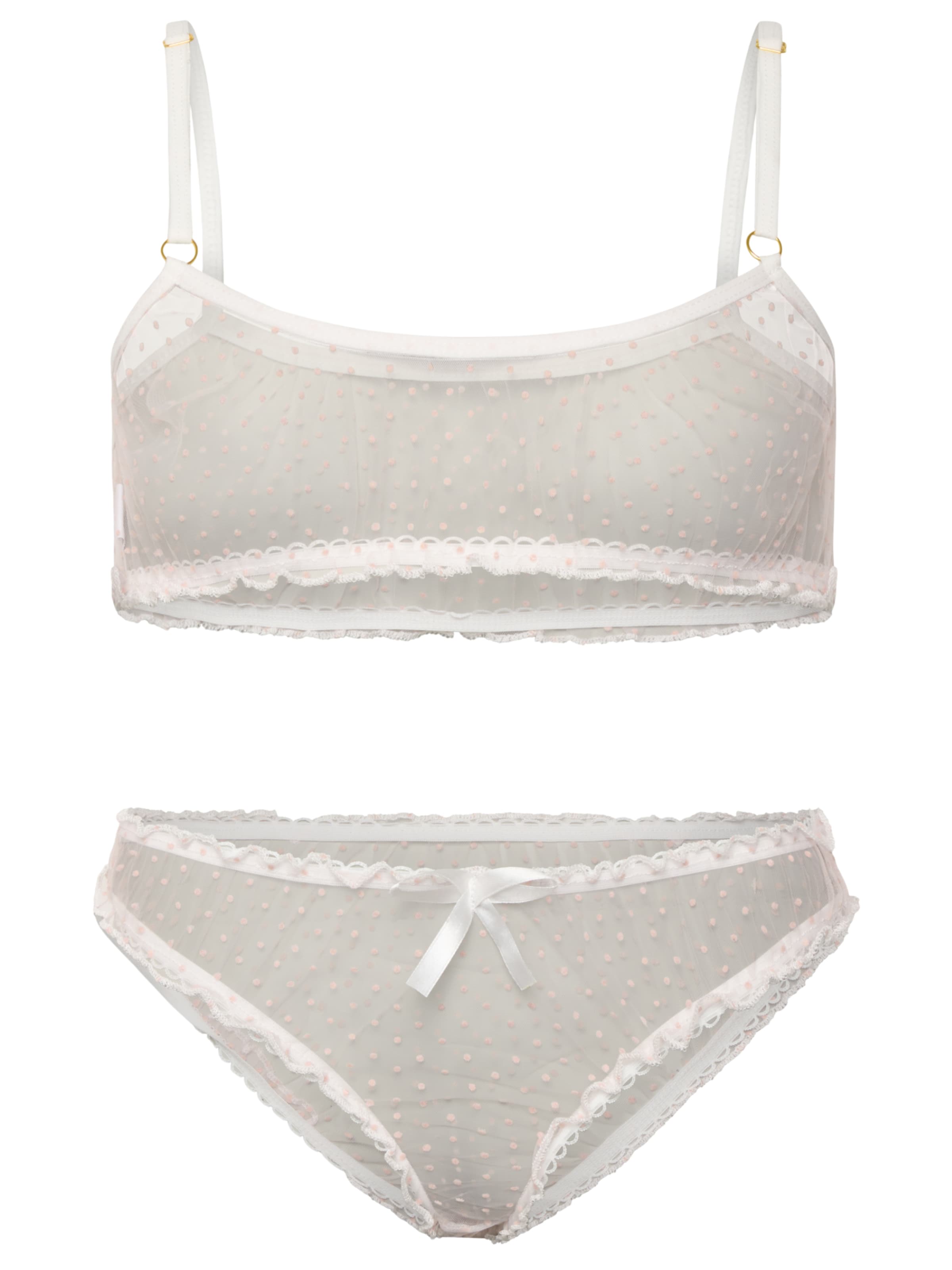 Orchibelle Minimizer Wäsche-Sets‌‌‌‌‌‌‌‌‌‌ in Weiß: Vorderseite