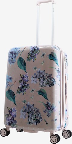 ELLE Suitcase 'Floret' in Purple