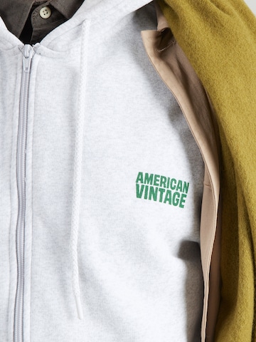 AMERICAN VINTAGE Sweatvest 'BAPTOWN' in Grijs