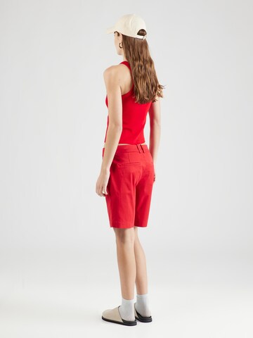 ESPRIT Regular Broek in Rood