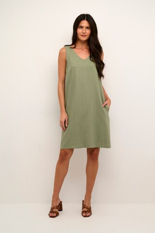 Robe 'Venta' Cream en vert