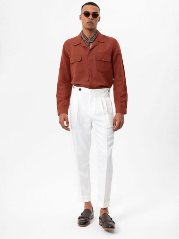 Antioch Regular fit Button Up Shirt in Red