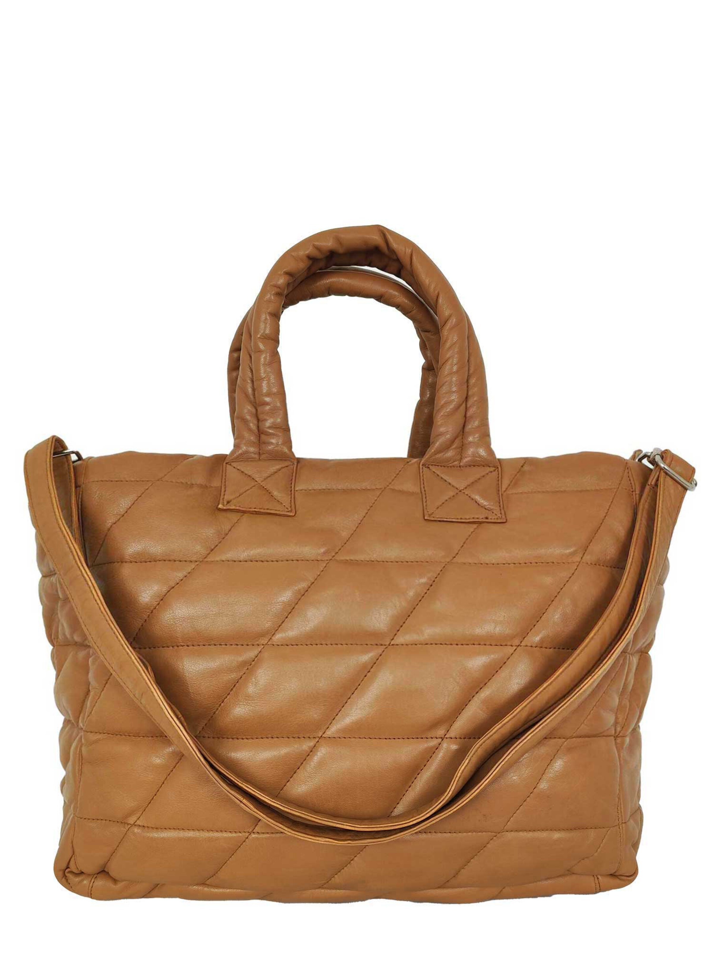 Lederjacken24 Shopper 'Sorala'‌‌‌‌ in Braun