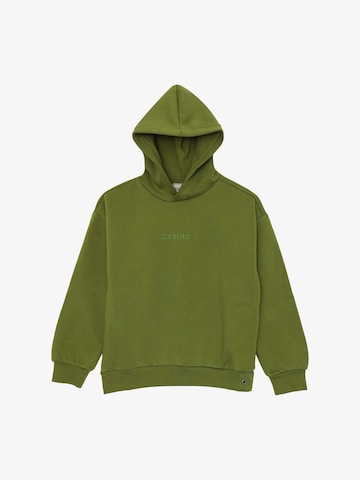 ICEBERGS Sweatshirt in Grün: Vorderseite