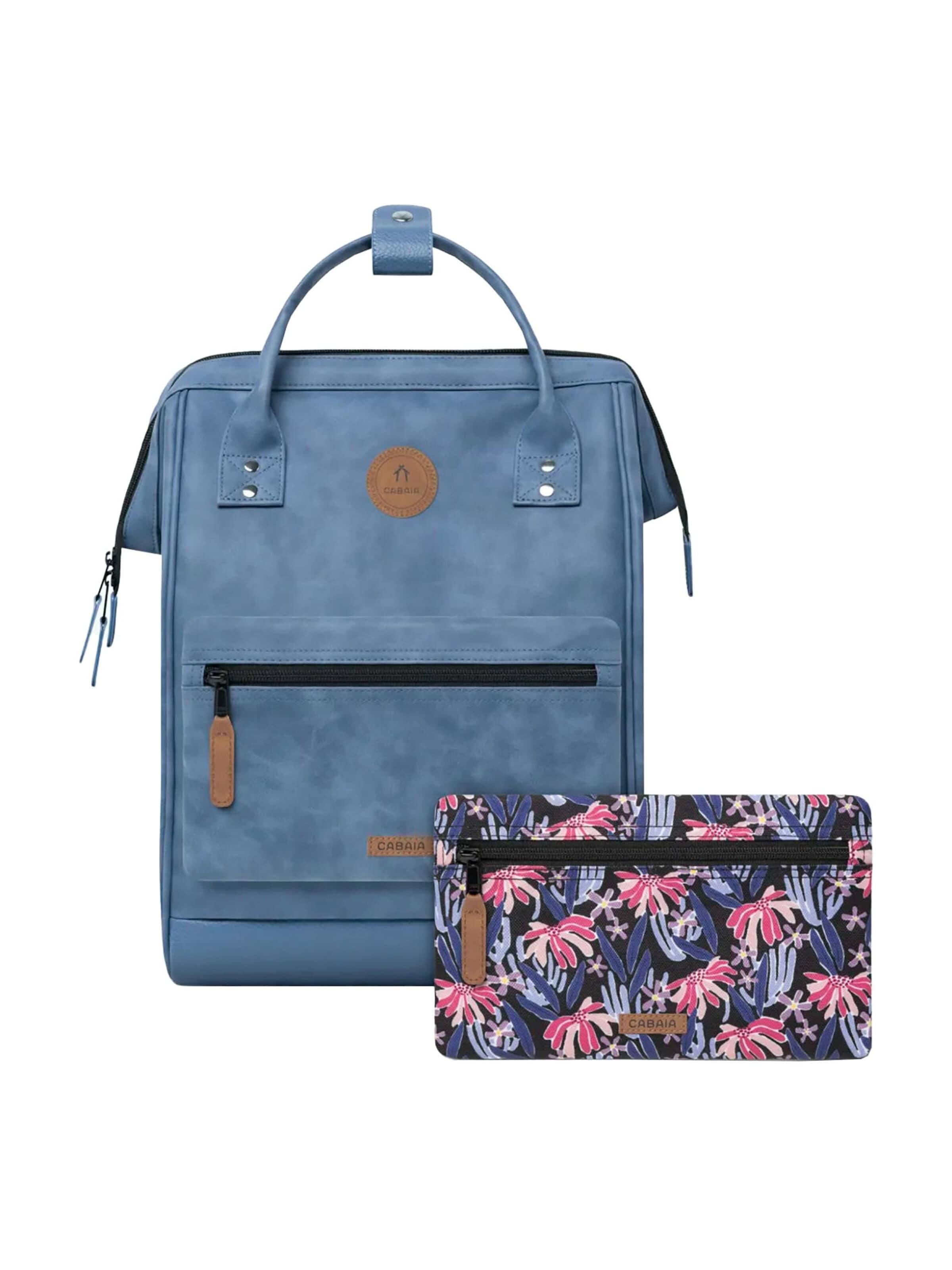 Cabaia Backpack 'Galway M' in Blue: front
