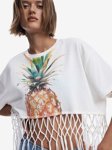 Desigual Majica | bela barva