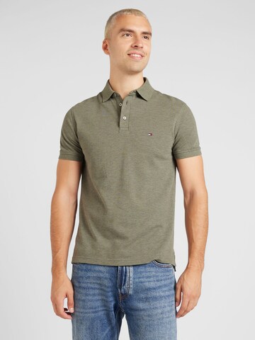 TOMMY HILFIGER Poloshirt '1985' in Grün: Vorderseite