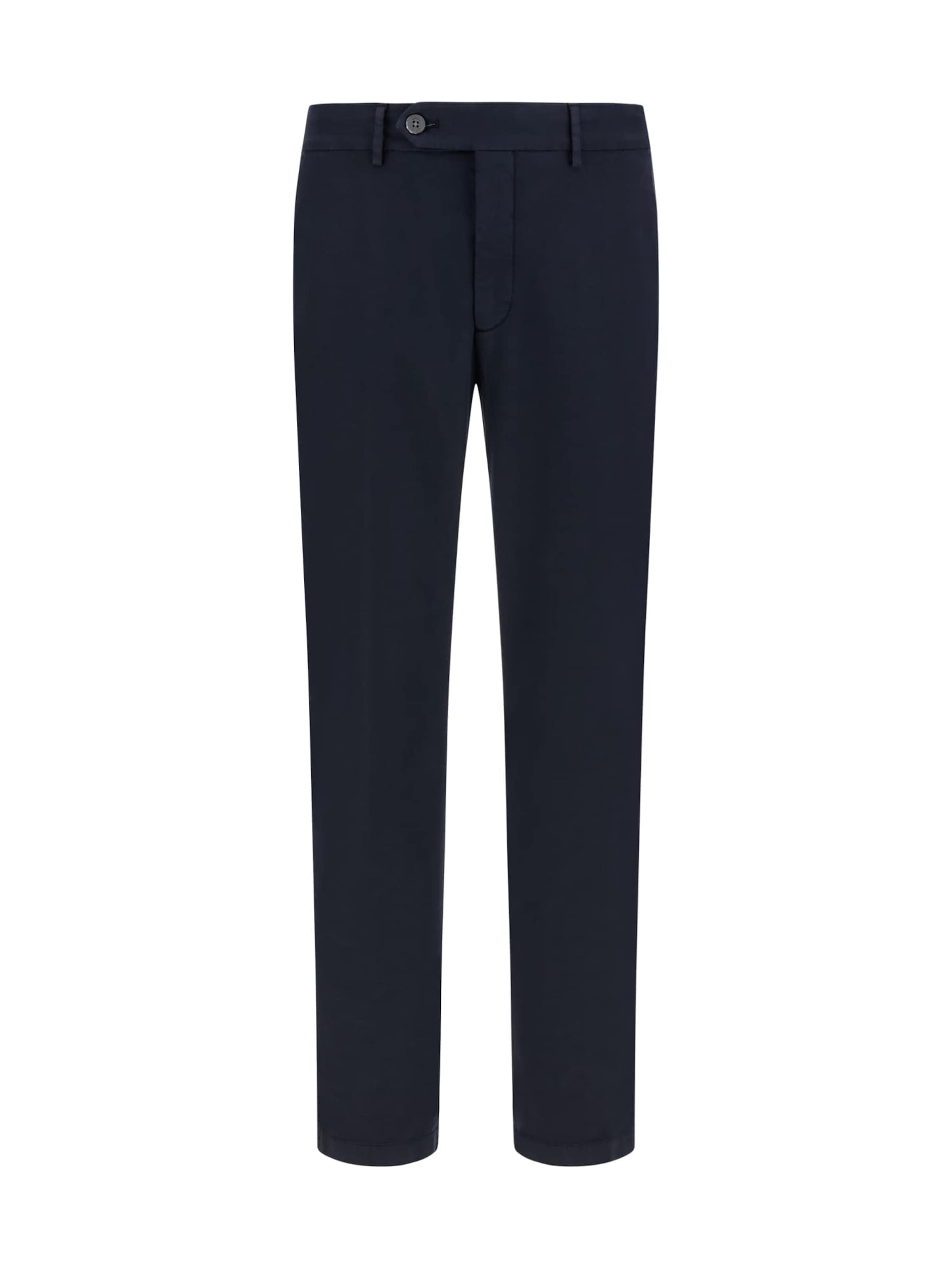 Coupe slim Pantalon chino Boggi Milano en bleu : devant