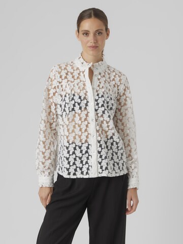 VERO MODA Blouse 'CLEO' in Wit: voorkant