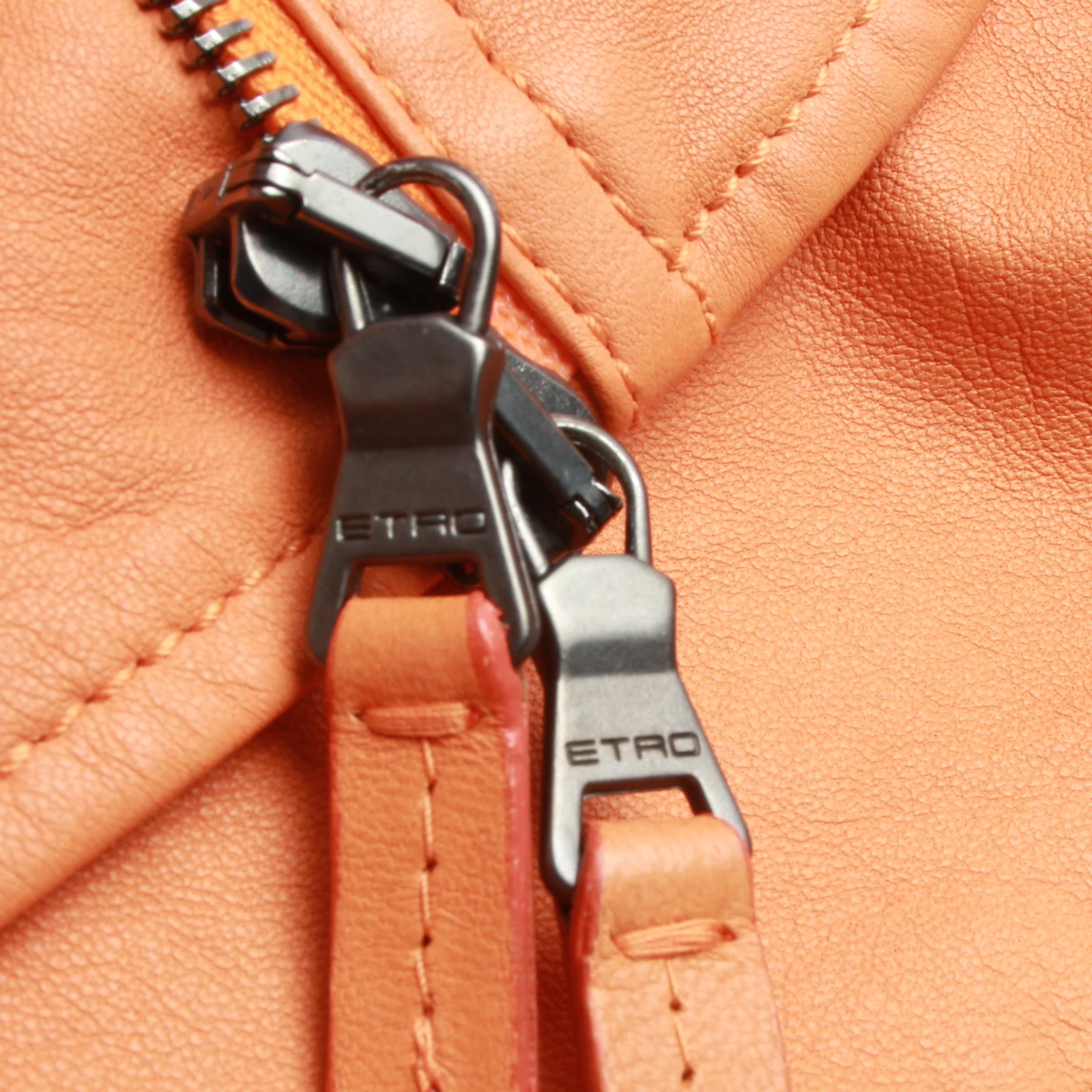 Etro Jacket & Coat in S in Orange