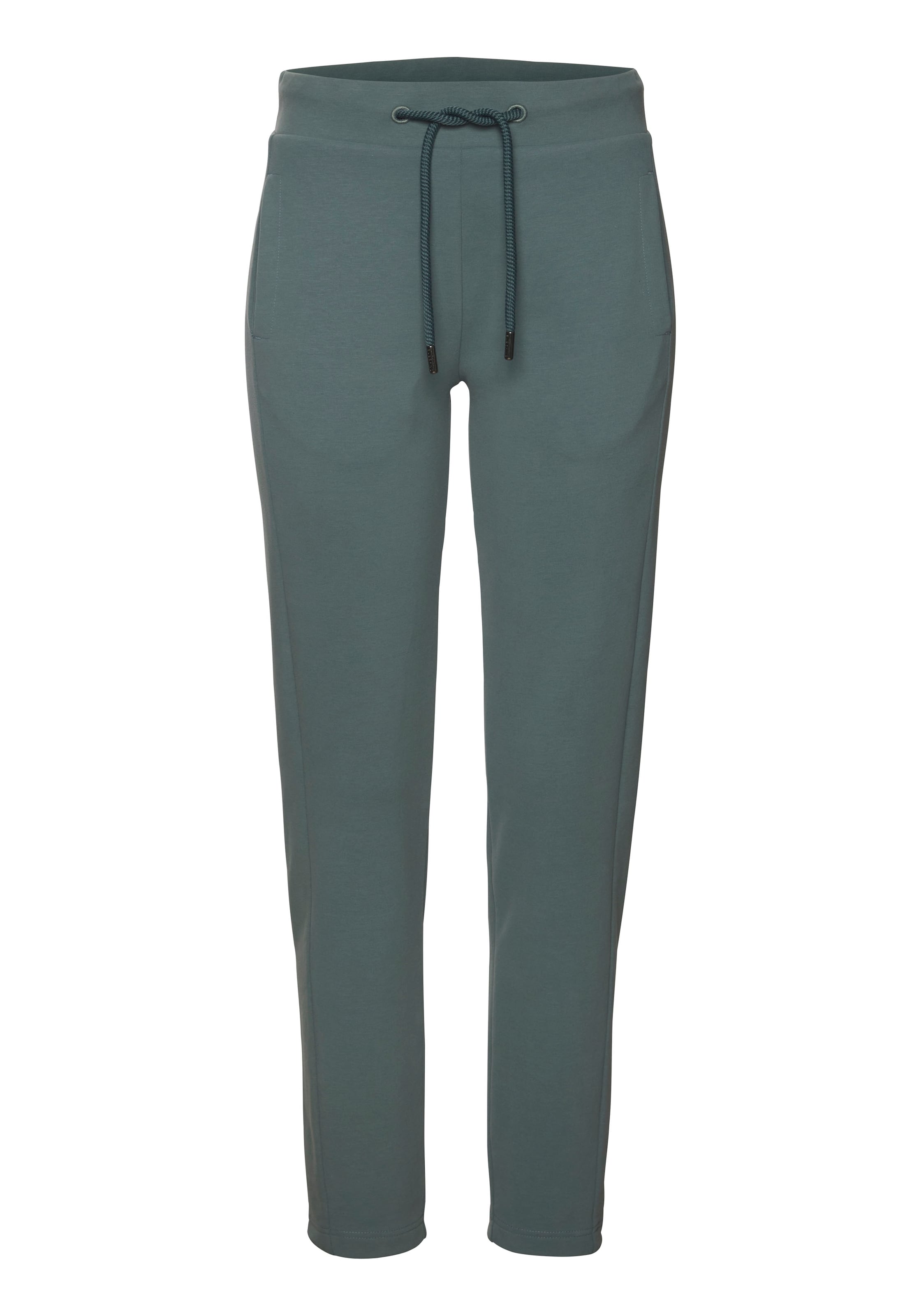 Elbsand Slimfit Παντελόνι σε πράσινο: μπροστά