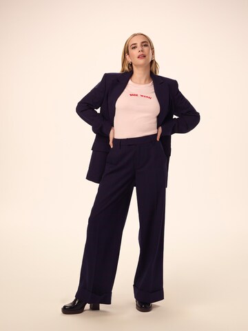 Blazer 'Simona' di Daahls by Emma Roberts exclusively for ABOUT YOU in blu: frontale