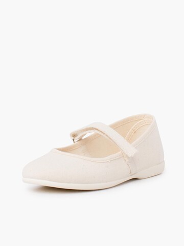 Ballerines Pisamonas en beige : devant