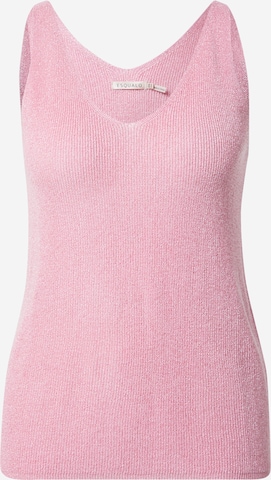 Esqualo Gebreide top in Roze: voorkant