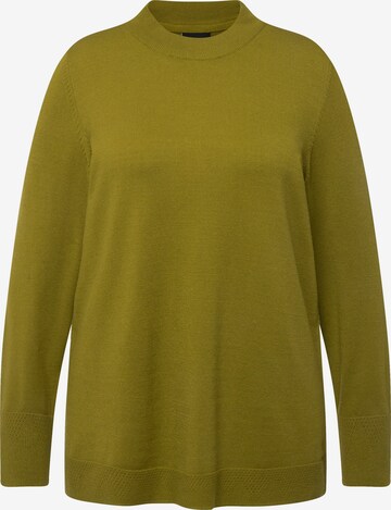 Pull-over Ulla Popken en vert : devant