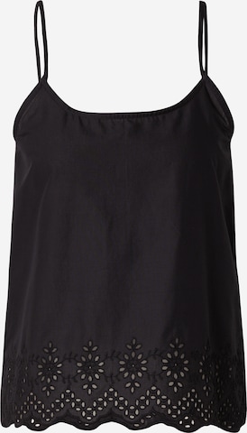 ONLY Top 'LOU' in Black: front