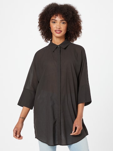 OPUS Blouse 'Fritzi' in Zwart: voorkant