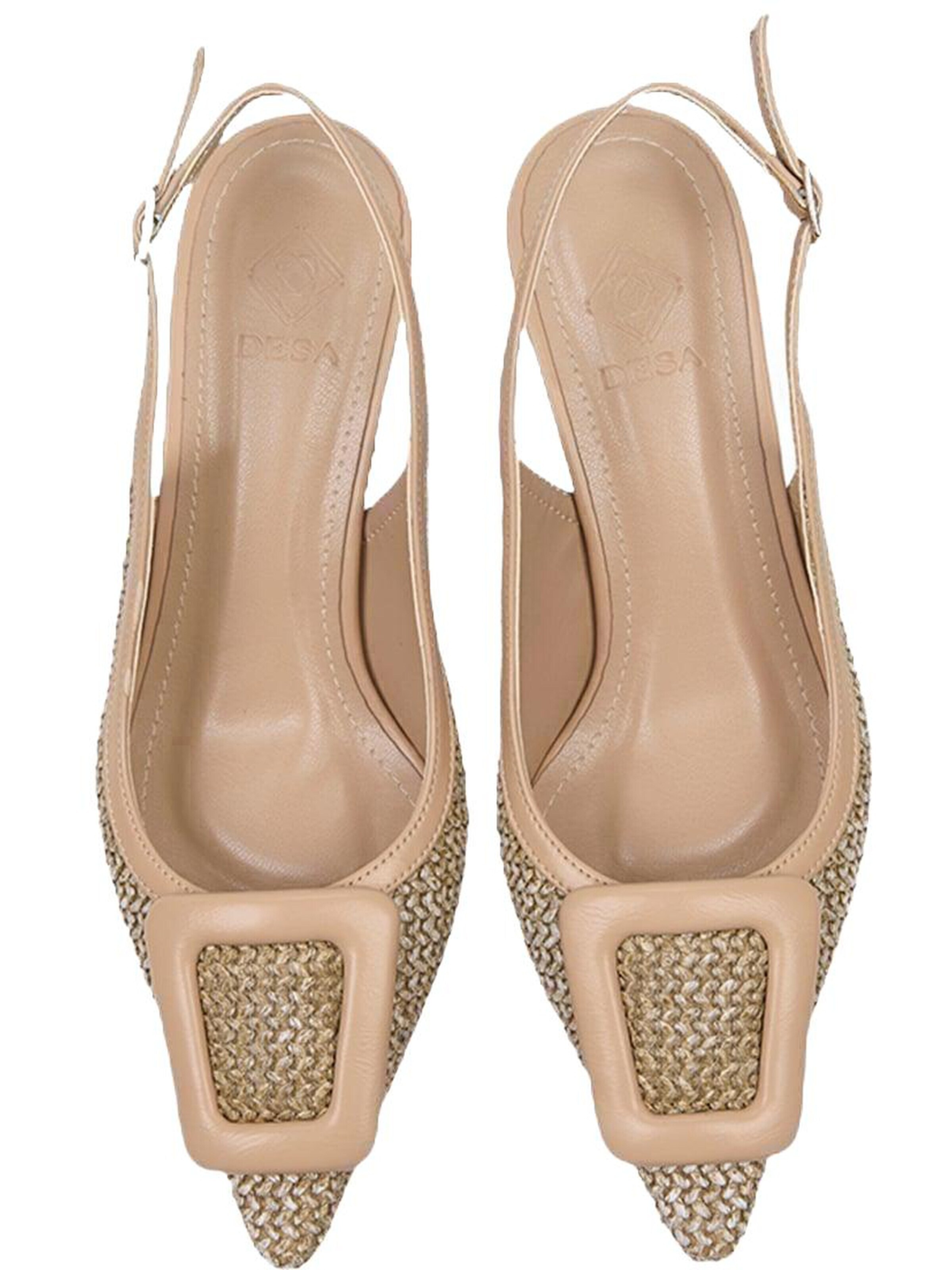 Desa - Zapatos con plataforma 'Pumps' en beige