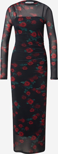 EDITED Mekko 'Colleen' koossa 34 värissä punainen / musta, Tuotenäkymä