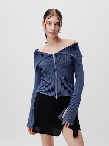 LeGer by Lena Gercke Strickjacke 'Anaida' in Blau: predná strana