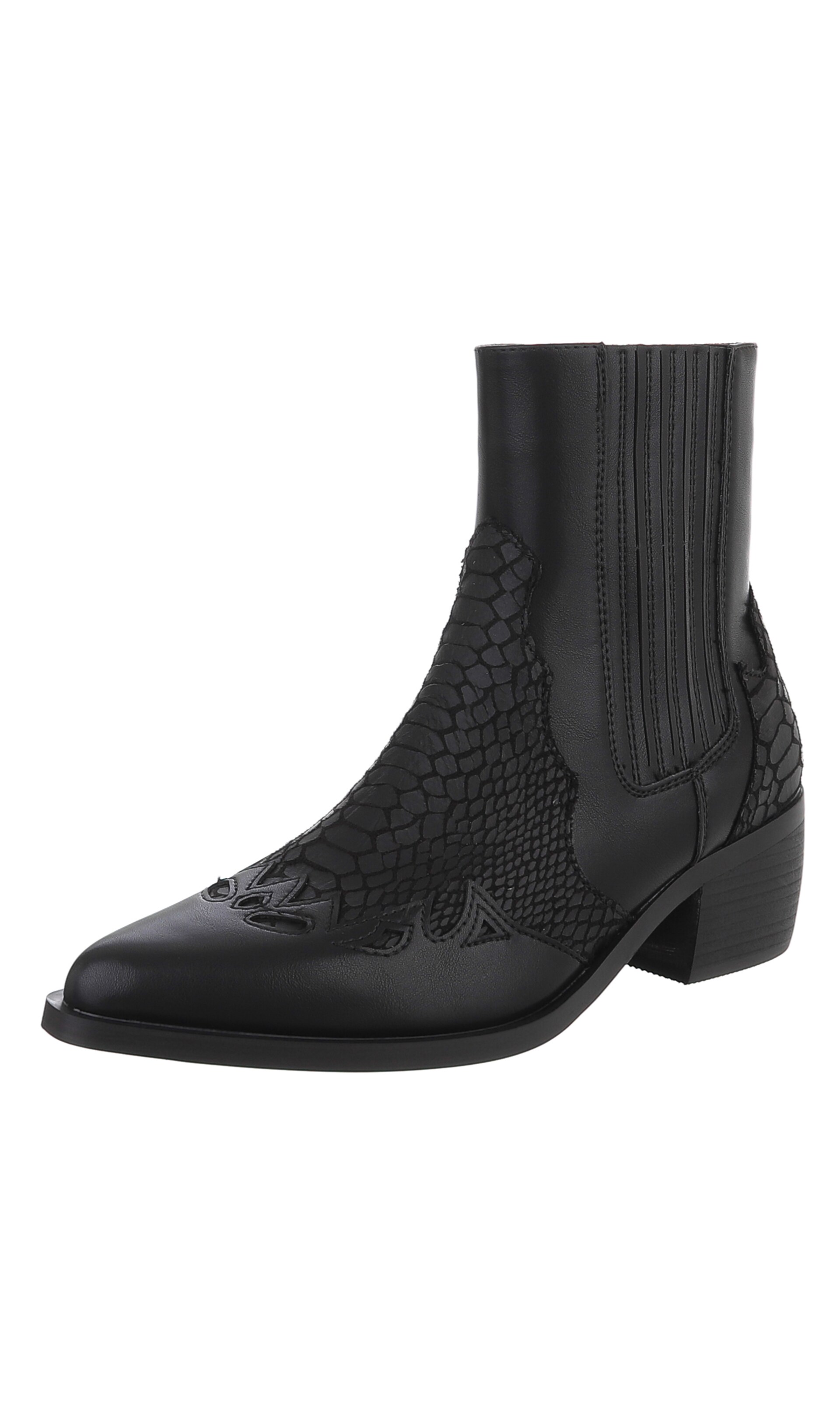 Ital-Design Stiefelette in Schwarz ABOUT YOU
