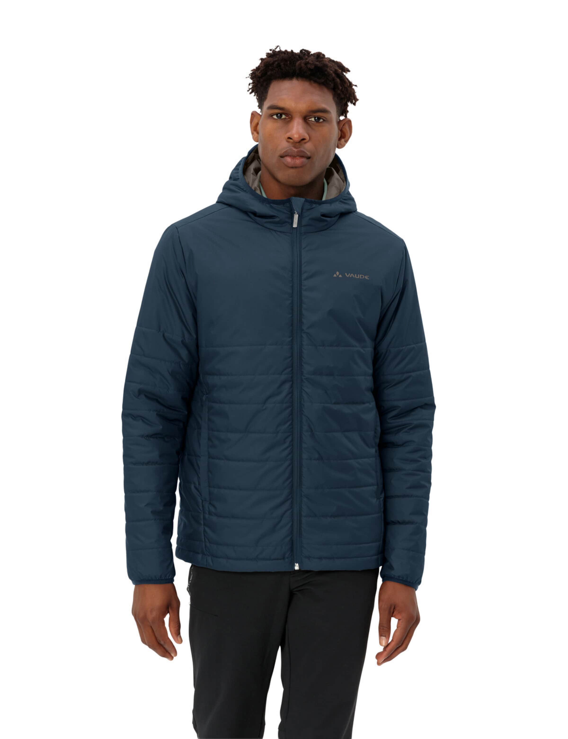 VAUDE Tesino Hooded Jacket in Blau: Vorderseite