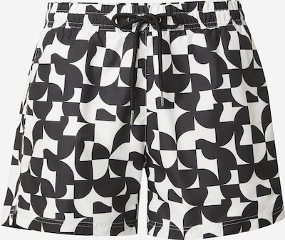 Guido Maria Kretschmer Men Board Shorts 'Gabriel' in Black / White, Item view