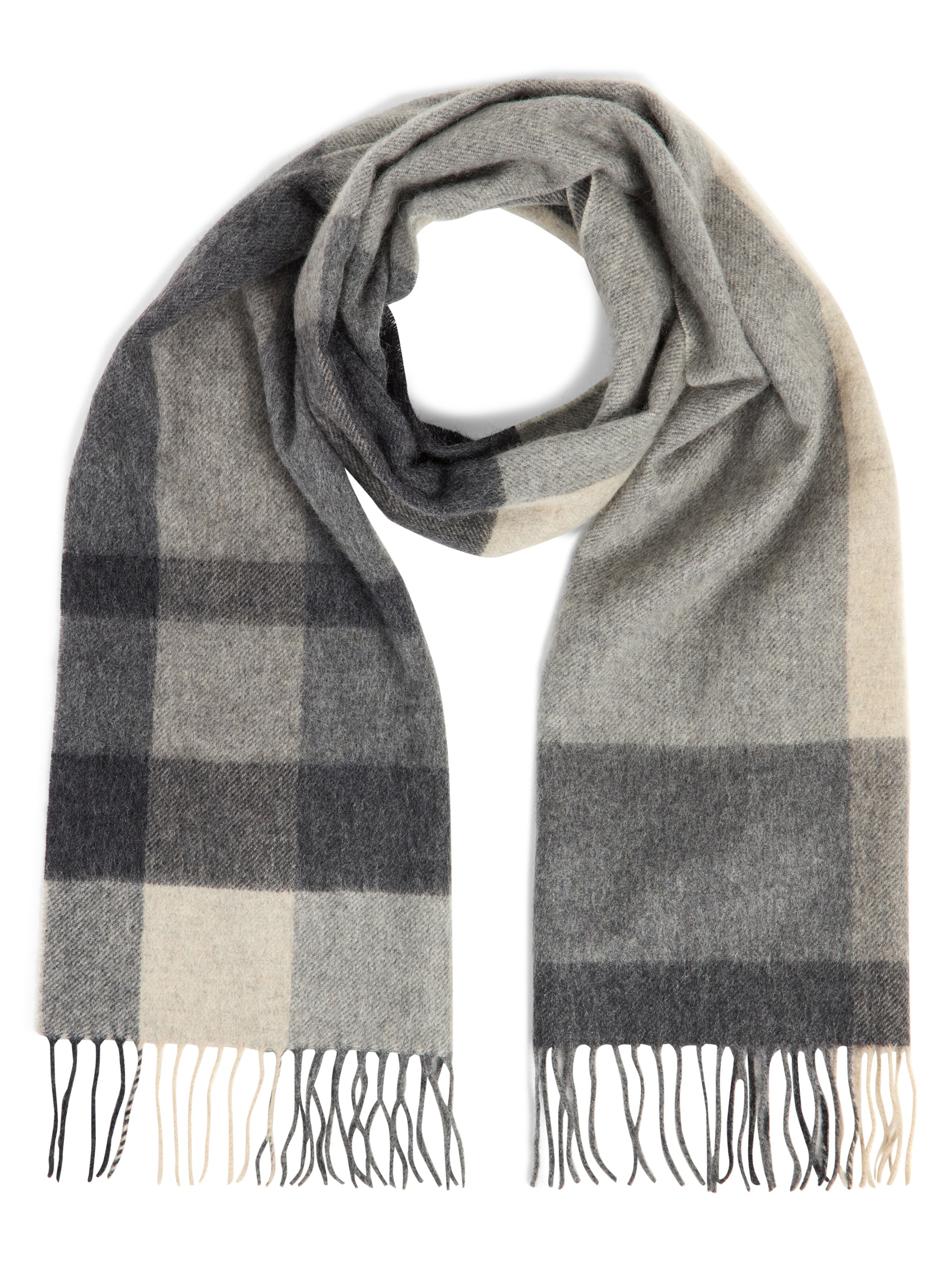 Finshley & Harding Scarf in Grey: front