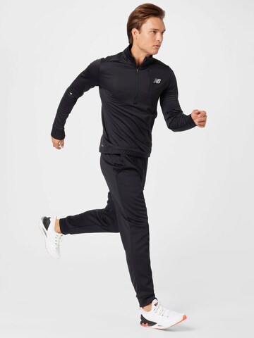 new balance - Camisa funcionais 'Impact Run' em preto