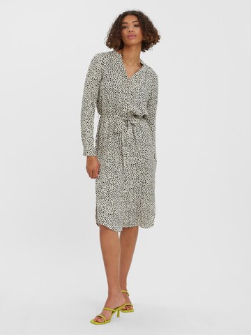 VERO MODA Shirt Dress 'Vica' in Grey