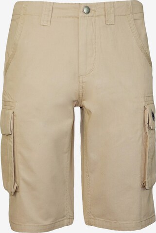 Pantaloni cargo di U.S. POLO ASSN. in beige: frontale