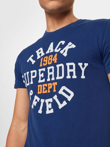 Superdry - Tapered Camiseta en azul