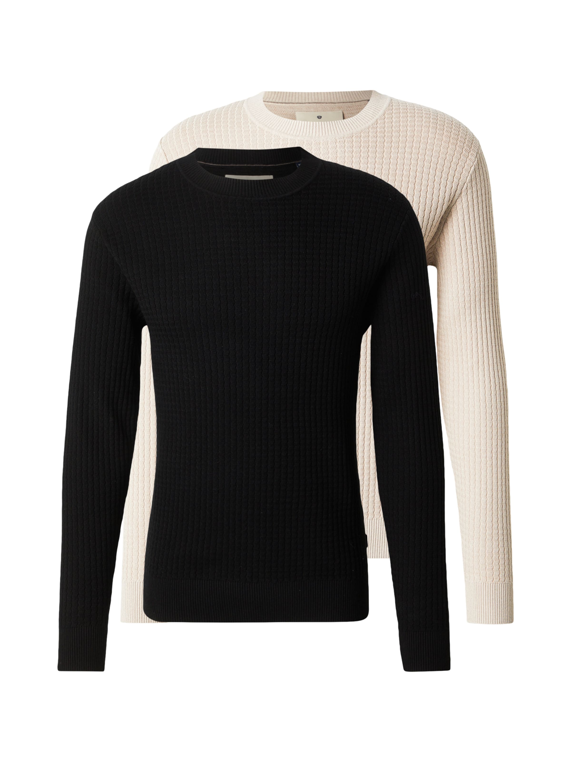 Jack & Jones Premium Svetr 'JPRBLUBARKLEY' – béžová: přední strana