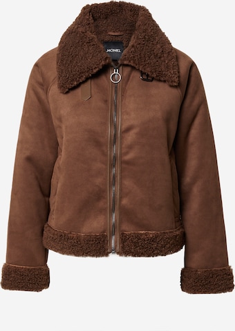 Veste mi-saison Monki en marron : devant