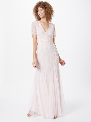 Sistaglam Βραδινό φόρεμα 'MAISIE' σε ροζ: μπροστά