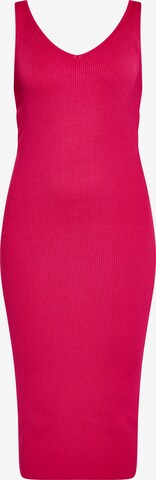 Robe nascita en rose : devant