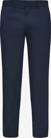 s.Oliver BLACK LABEL Slim fit Pleated Pants in Blue: front