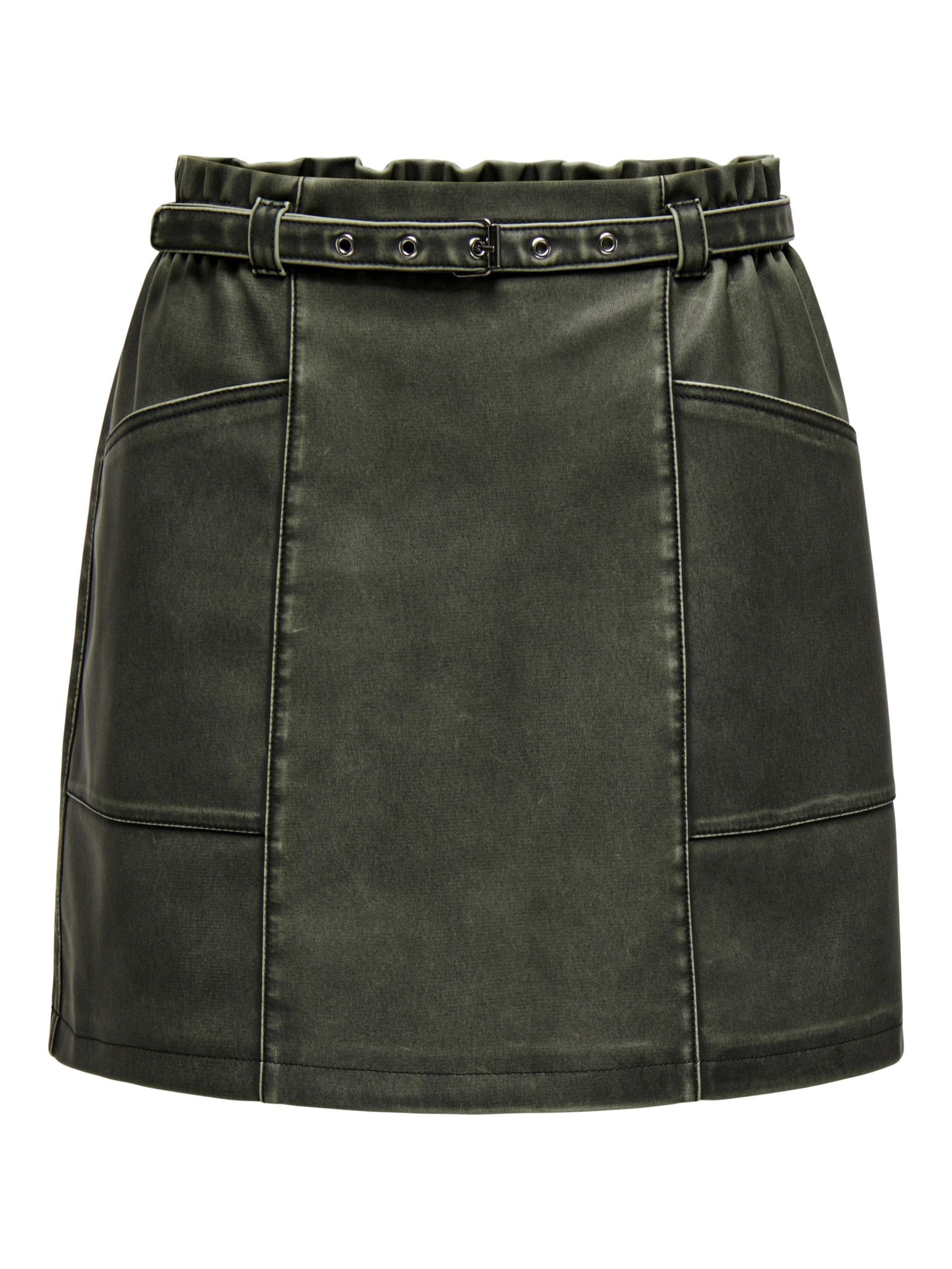 ONLY - Falda 'HALLI' en verde: frente