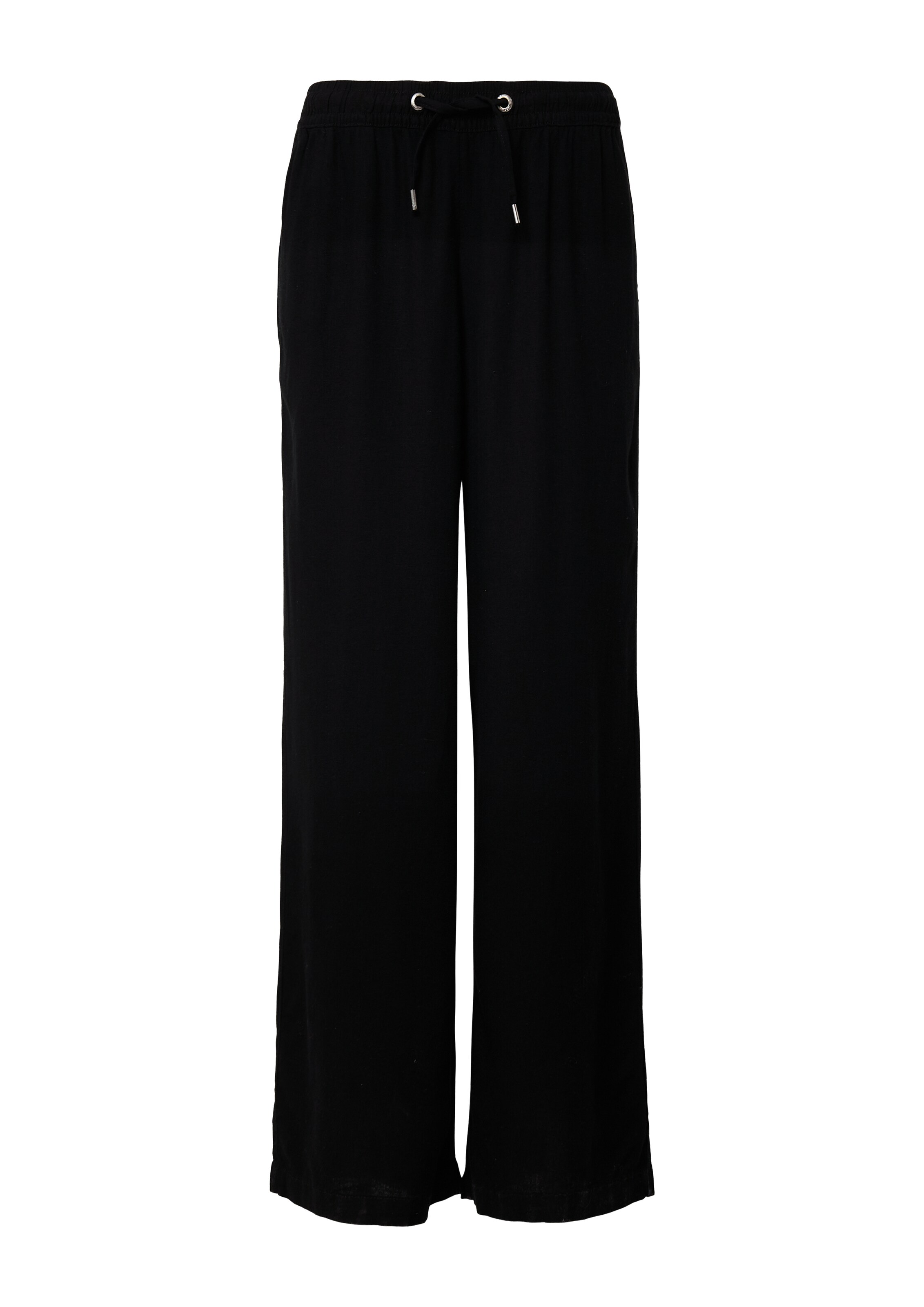 QS Broek in Zwart: voorkant