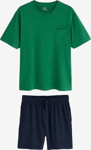 Next Short Pajamas in Green: front