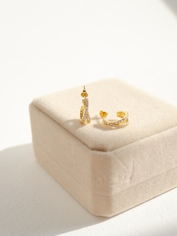 Hey Happiness Earrings 'Criss' in Gold