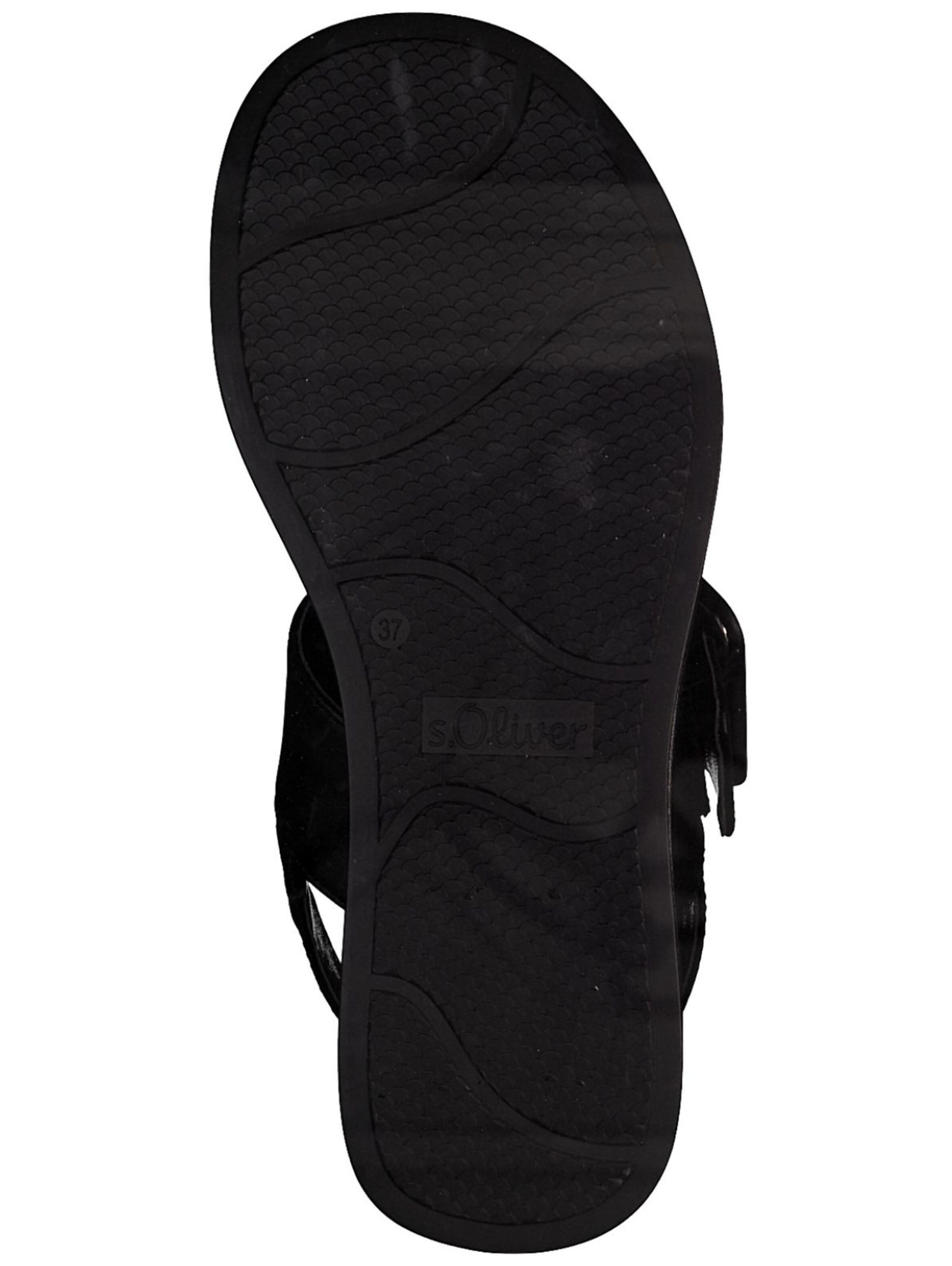 s.Oliver Sandale in Schwarz