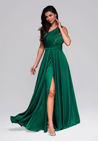 Robe de soirée Ombre en vert