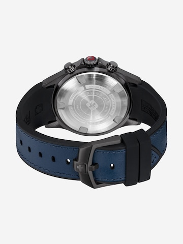 SWISS MILITARY HANOWA Analoog horloge 'Watchman' in Blauw