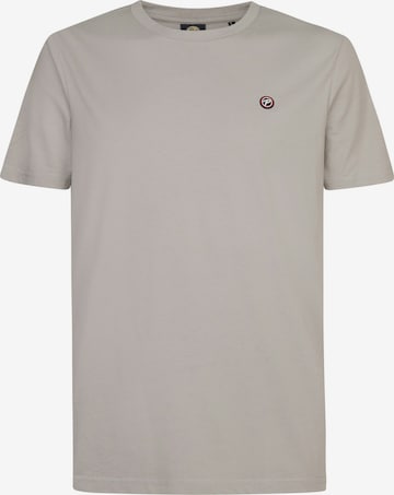 Petrol Industries Shirt 'Windward' in Grijs: voorkant