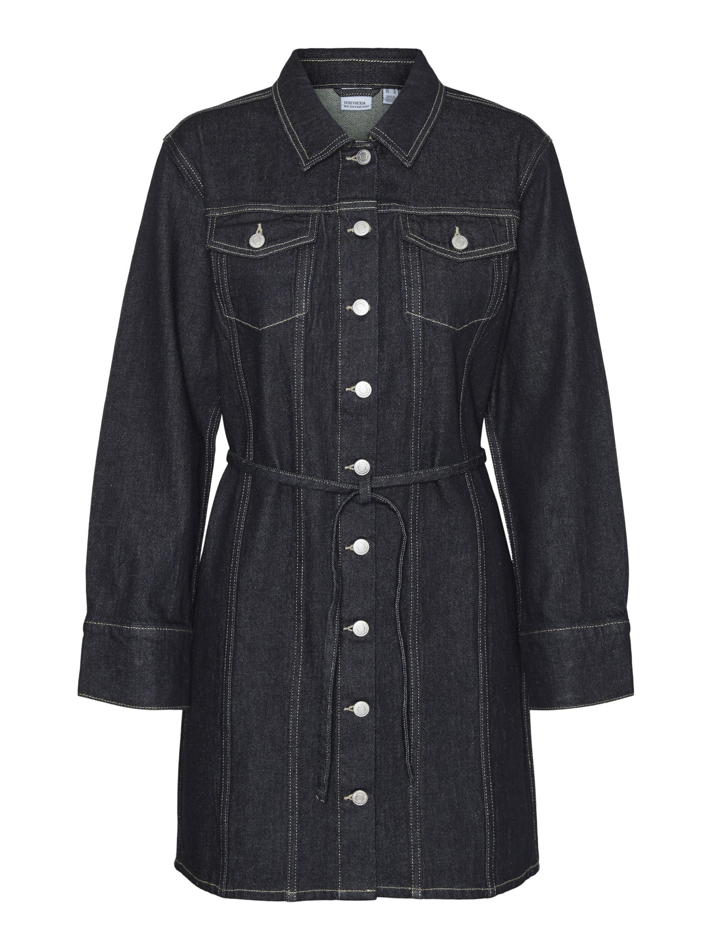 VERO MODA Blousejurk in de kleur Grijs, Productweergave