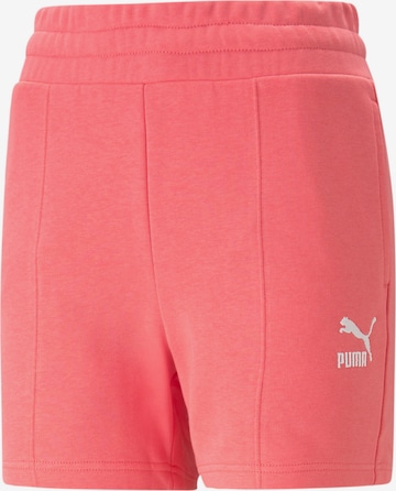 PUMA Regular Trousers in Orange: front